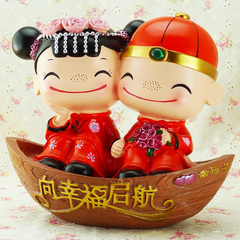 大号情侣娃娃新婚房结婚礼物创意家居摆件工艺品新房装饰品摆设