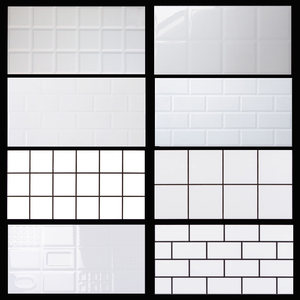 小白砖小方砖北欧卫生间厨房墙砖300600白色格子砖面包砖瓷片 span
