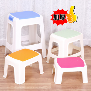塑料凳子防滑凳加厚成人换鞋凳儿童矮凳浴室家用小板凳餐桌高板凳