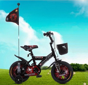 炫酷儿童自行车2-3岁男孩带旗帜脚踏车5-9儿童单车宝宝小孩童车