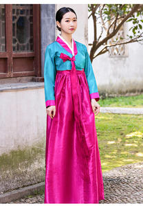 韩国古装传统朝鲜宫廷服装图片