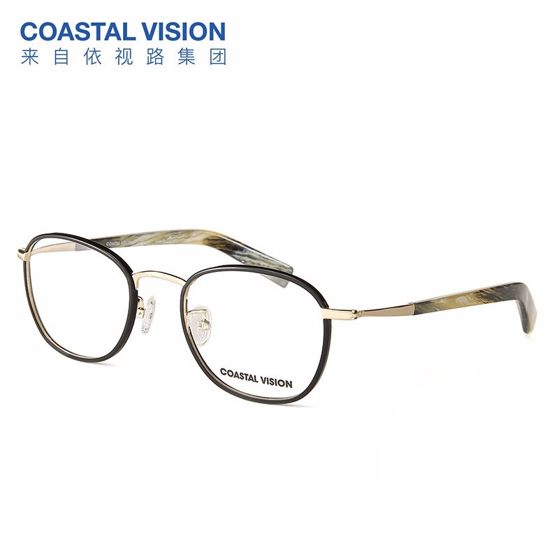 眼镜框男女方框镜宴CVO3604复古成品潮超轻架防蓝光近视光学镜