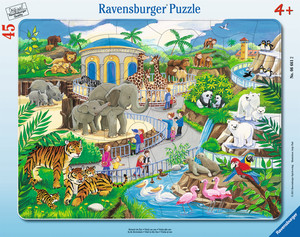 【现货】ravensburger 参观动物园 儿童 span class=h></p></a>拼图 /span> 45