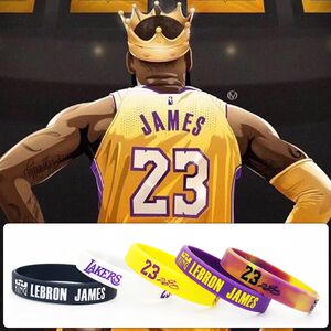 詹皇球星头像版篮球训练 span class=h></p></a>手环 /span>天然硅胶夜光 span