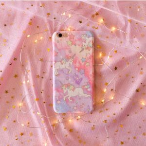 独角兽的心手机壳布艺仙女ins超火少女心iphonex苹果6splus手机壳