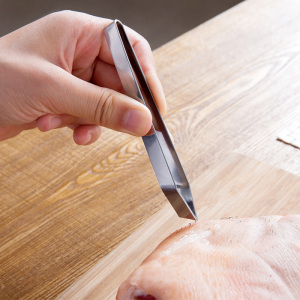 日本进口不锈钢猪毛夹镊子拔猪毛夹子    用品小工具猪毛钳拔毛器