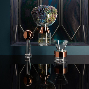 英国进口tom dixon 镀铜系列玻璃金属 span class=h></p></a>花瓶 /span>现代