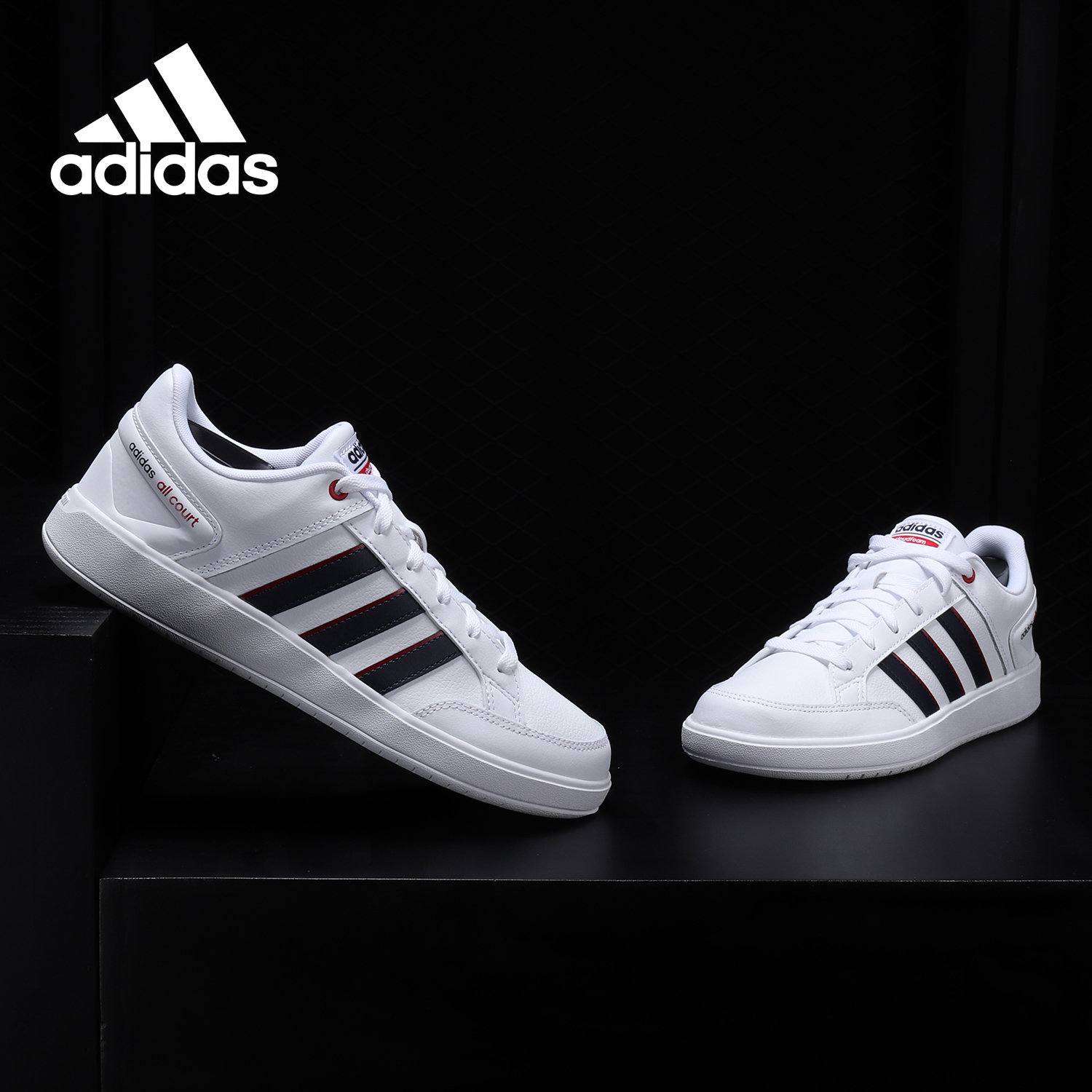 Adidas/阿迪达斯正品 CF ALL COURT 男子休闲运动耐磨板鞋DB0306