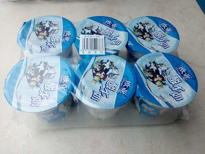 2板包邮 大理原味酸奶 云南特产 欧亚牛奶 清真 酸奶150g*6杯