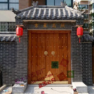 class=h>大门 /span>围墙仿古乡村会所农村庄祠堂 span class=h>大门 