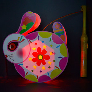 手工制作兔子灯图片