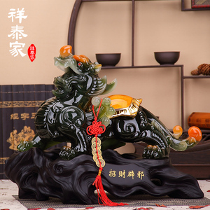 开光招财貔貅摆件一对大号风水客厅办公室桌家居家装饰品开业礼品风水摆件
