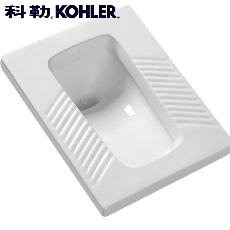 2015新款正品科勒卫浴蹲坑蹲便器K-4005T-M后排水加长蹲厕防臭器