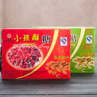 金氏黑猫牌小孩酥糖 糖果 小儿酥糖 400克/盒装 花盒