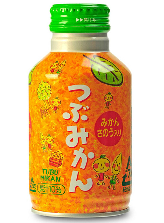 3瓶包邮日本进口 本味粒粒橙290g 果肉橙汁 鲜橙汁果粒橙饮料橙汁