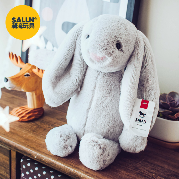 SALLN 邦尼兔子毛绒玩具公仔 邦妮兔小白兔子抱枕娃娃女生日礼物