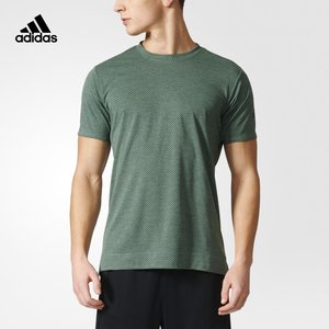 adidas 阿迪达斯 训练 男子 短袖T恤 钢轨冰绿 B45900短袖男