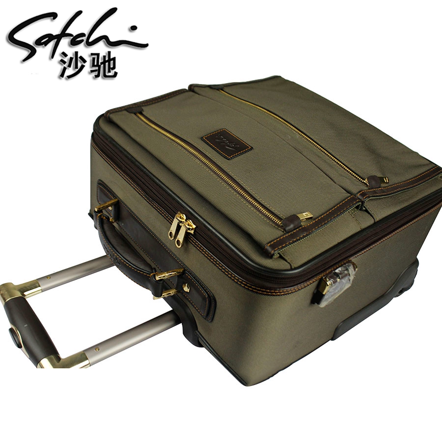 SATCHI沙驰拉杆箱包 男女通用旅行箱包 16“登机箱包JMC12051-38F