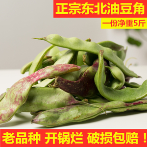 东北特产一点红油豆角新鲜蔬菜面豆角开锅烂农家现摘一份5斤包邮