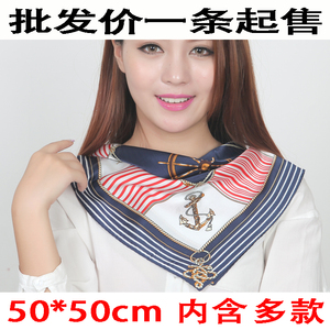 职业围巾小方巾小丝巾女冬季女士百搭春秋夏季韩版装饰多功能批发丝巾