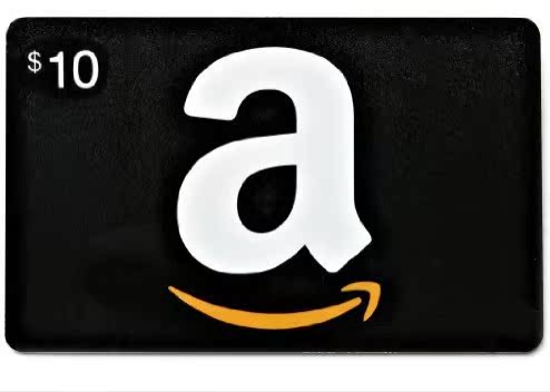 Amazon gift card 美国 亚马逊礼券 礼品卡 10美元 实物卡