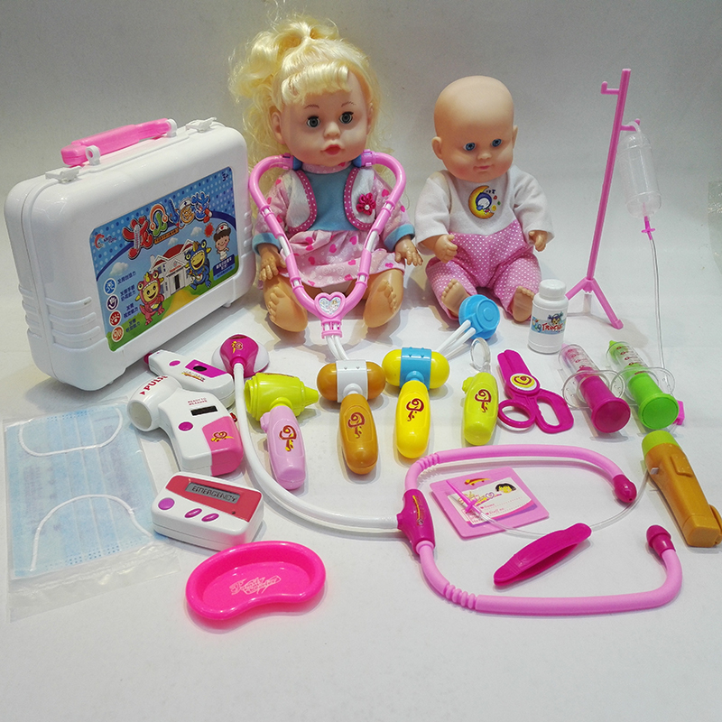 医生玩具套装打针听诊器儿童男女孩娃娃宝宝过家家仿真医疗箱玩具