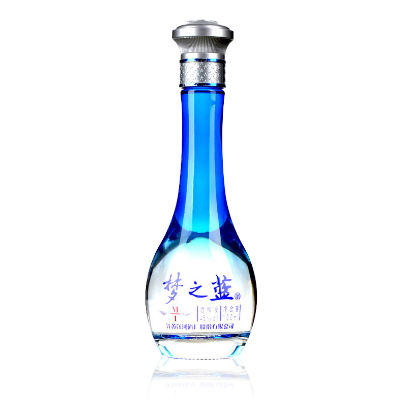 洋河 洋河蓝色经典 梦之蓝M1小酒版 45度100ml 光瓶绵柔型白酒