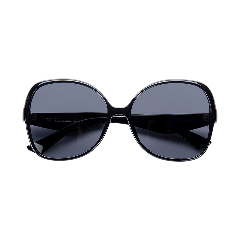 DIOR迪奥 新款女士眼镜蝴蝶型黑色镜框板材时尚太阳镜DIORNUANCEF