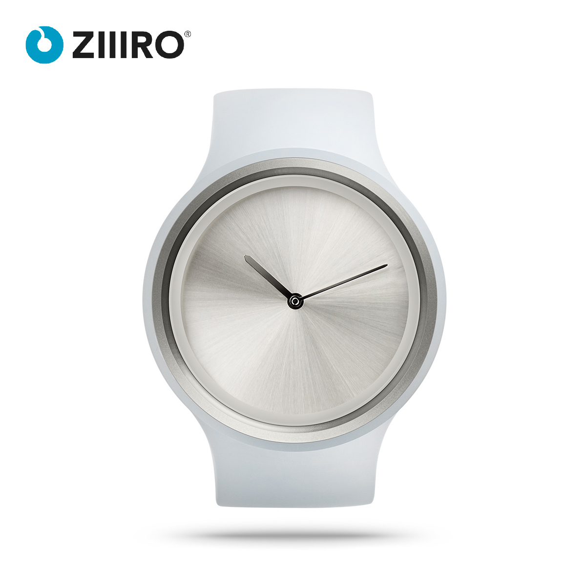 零ZIIIRO离子系列手表创意新款指针式男女白色简约手镯式表带