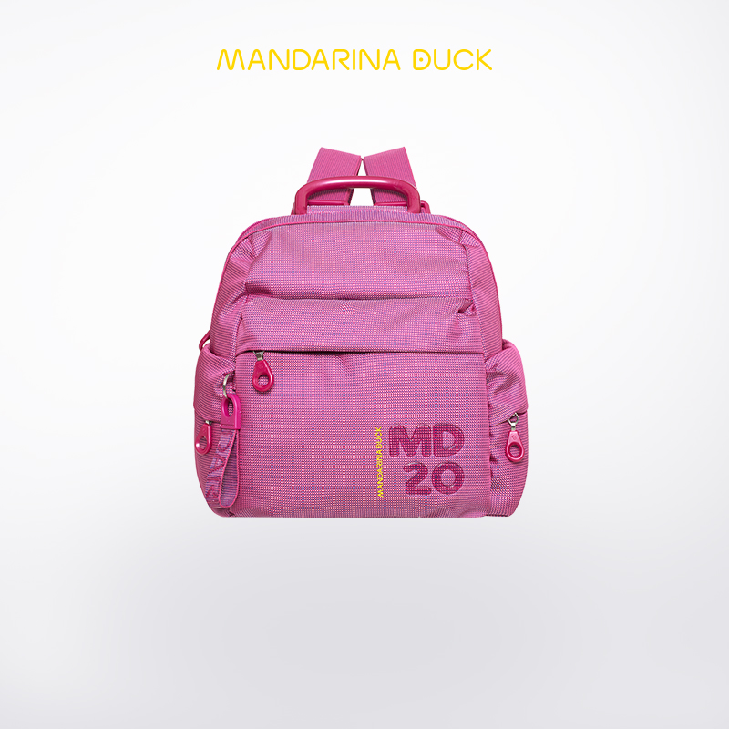 Mandarina duck/意大利鸳鸯双肩包女时尚甜美轻便旅行休闲新款包