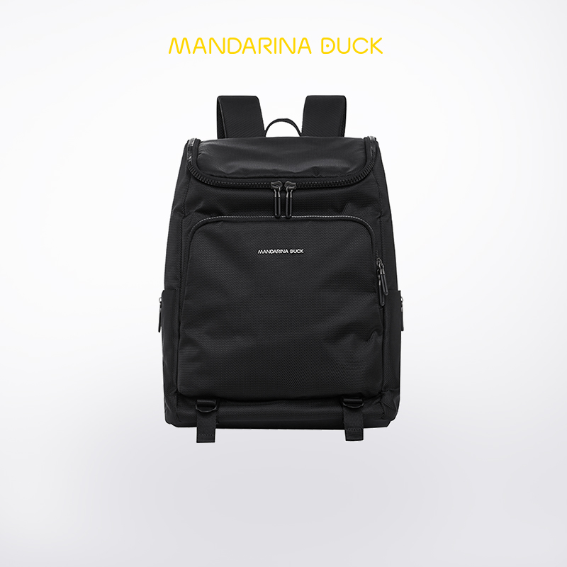 Mandarina Duck/意大利鸳鸯时尚商务休闲轻便男士双肩背包大容量