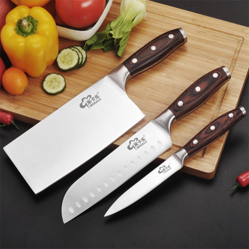 值得买不锈钢菜刀小菜刀厨师刀水果刀家用厨房刀具切肉片锋利好用