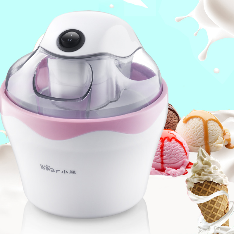 小熊冰淇淋机家用小型全自动儿童自制做水果冰激凌雪糕制作机器
