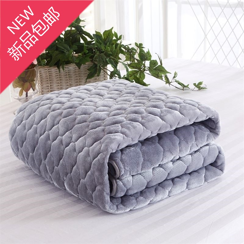 爱航毛毛毯加厚珊毯子床单冬季用绒面床上铺在的床垫被子双层保暖