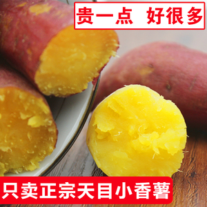6月番薯新鲜无筋黄心小红薯临安天目山小香薯山芋特产小地瓜5斤装蔬菜