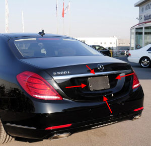 品牌特卖 奔驰后牌照板专场  奔驰s级全系s300后牌照板s320车牌托框