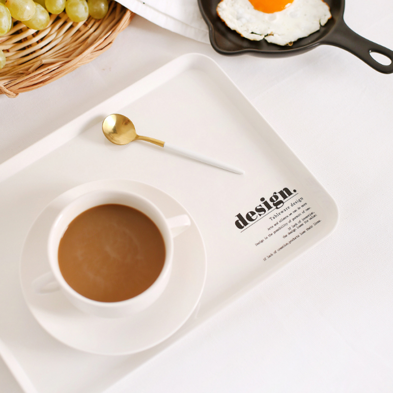 创意密胺烘培托盘 美耐皿长方形北欧系列托盘 早餐点心茶点盘餐盘