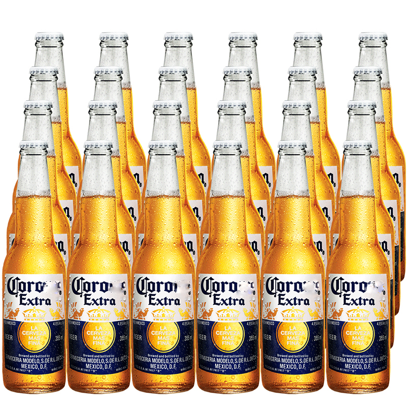 墨西哥进口科罗娜啤酒 CORONA科罗娜特级精酿啤酒330ml*24瓶整箱