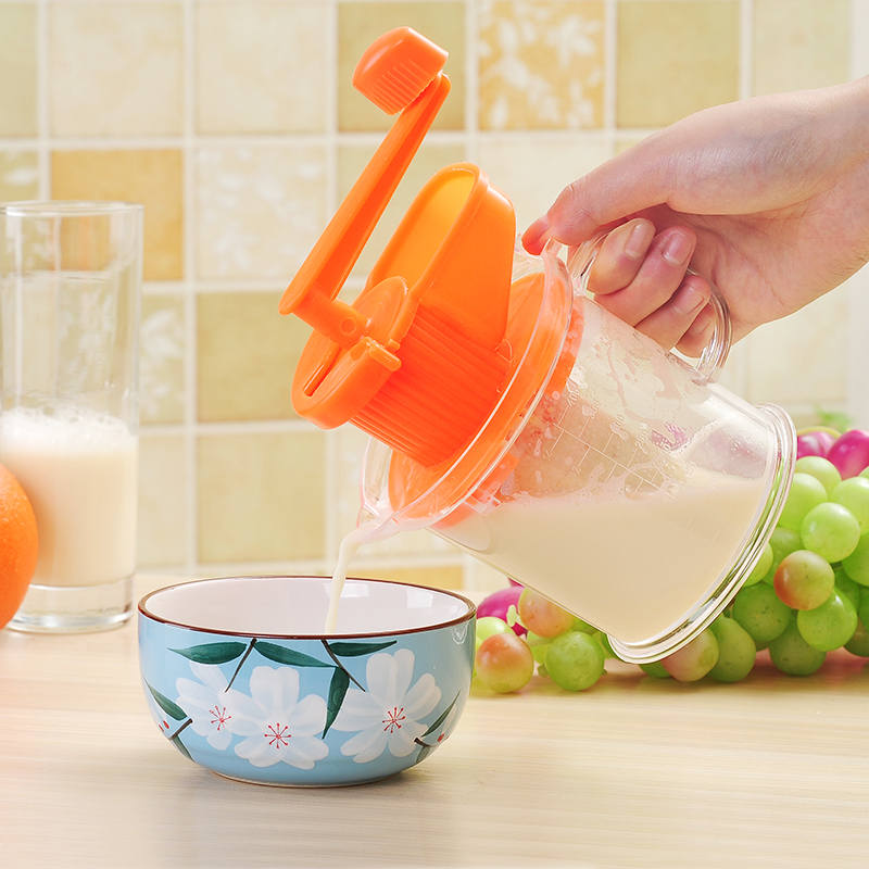 家用手动榨汁机婴儿原汁机简易手摇豆浆机宝宝水果机迷你果汁机器