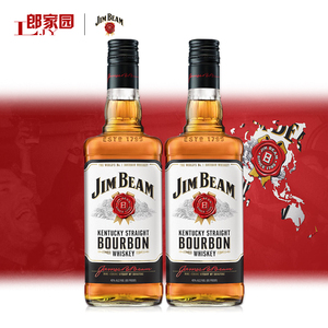 郎家园双响炮洋酒jimbeam whiskey美国金宾/白占边波本 span class=h>