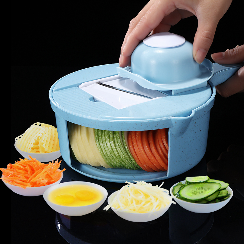 土豆丝切丝器厨房家用刨丝器水果切片机多功能手动擦丝器切菜神器