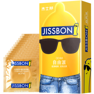 jissbon/杰士邦自由派12只情趣g点安全套超薄男用避孕套超滑畅爽避孕套