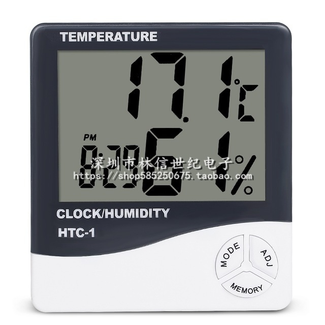 家用温度表干湿度计室内高精度婴儿房电子精准测温数显示器HTC-1