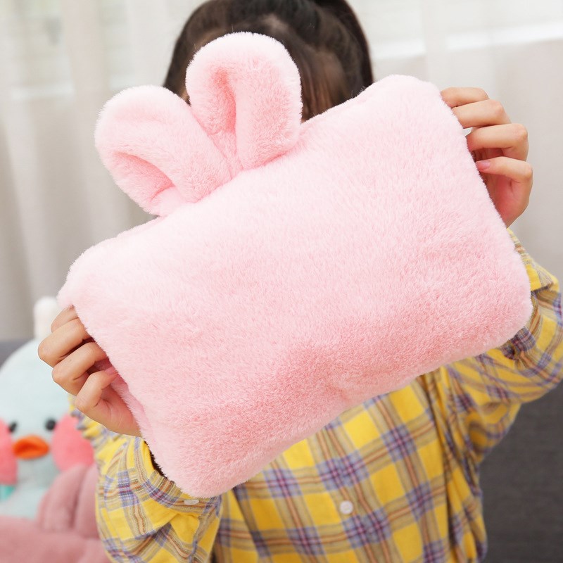 热水袋兔毛抱枕暖手宝一件代发电暖宝暖宝宝厂家价格优惠