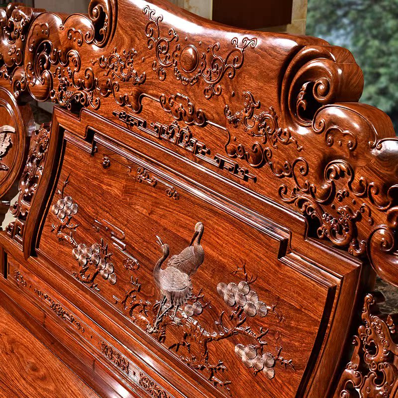 王木匠 花梨木沙发刺猬紫檀中式客厅组合十件套大户型红木家具