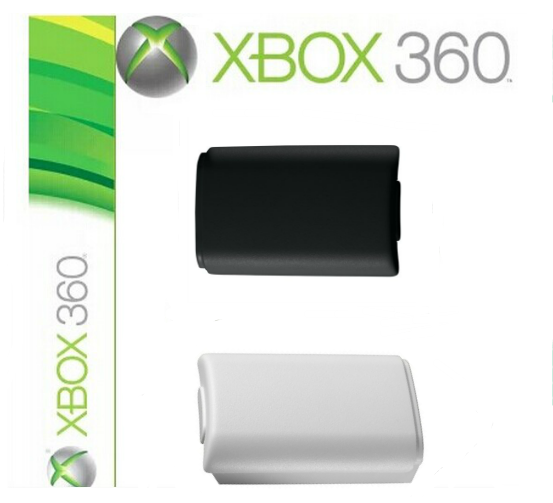 XBOX 360无线手柄电池仓电池盒XB0X360手柄电池盖 黑色白色 配件