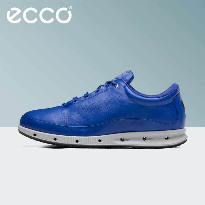 ECCO爱步户外运动鞋 休闲牛皮男士透气系带鞋 透氧831304