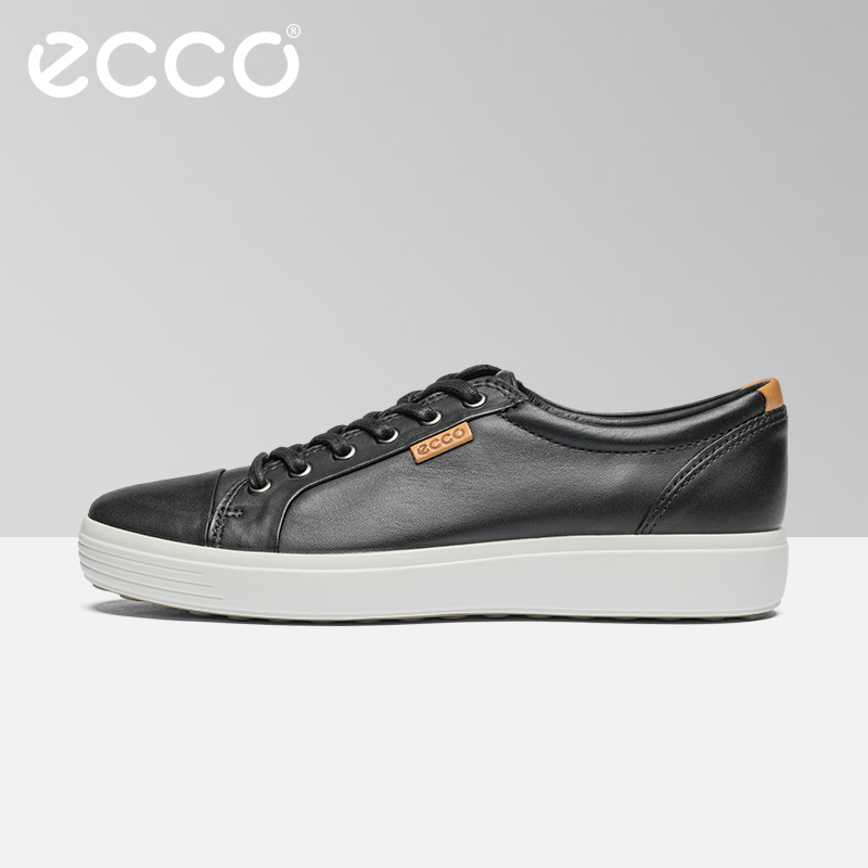 ECCO爱步运动休闲男鞋 时尚柔软舒适耐磨板鞋 柔酷7号430004
