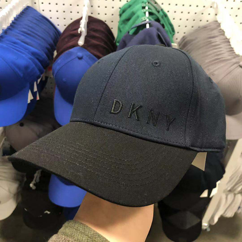 美中购物车DKNY/唐可娜儿 男女款休闲潮流帽子拼色纯棉舒适棒球帽