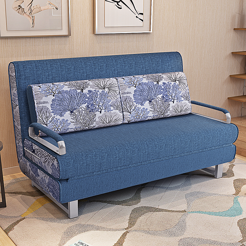 多功能沙发床1.2米1.5折叠两用小户型1.8布艺沙发单双人拆洗包邮